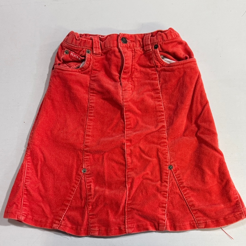 The Children's Place Red Corduroy Skirt